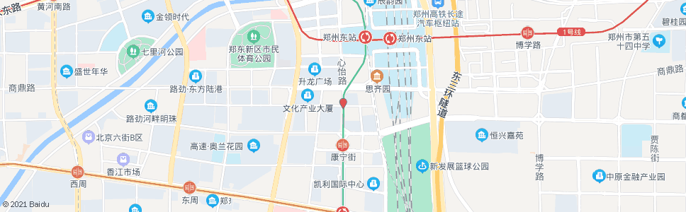 郑州心怡路榆林南路_公交站地图_郑州公交_妙搜公交查询2024