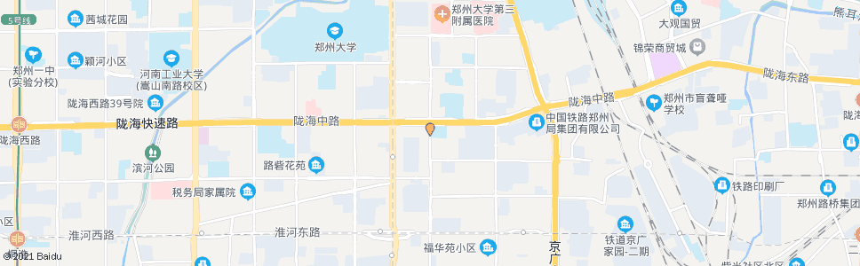 郑州陇海路交通路_公交站地图_郑州公交_妙搜公交查询2024