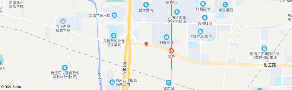 郑州化工路腊梅路_公交站地图_郑州公交_妙搜公交查询2024