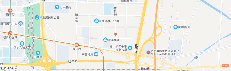 郑州贾陈街汉风路_公交站地图_郑州公交_妙搜公交查询2024