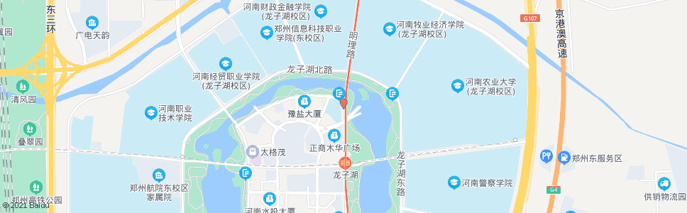 郑州明理路崇德街_公交站地图_郑州公交_妙搜公交查询2024