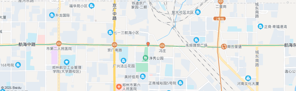 郑州航海路碧云路站_公交站地图_郑州公交_妙搜公交查询2024