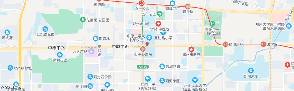 郑州中原医院_公交站地图_郑州公交_妙搜公交查询2024