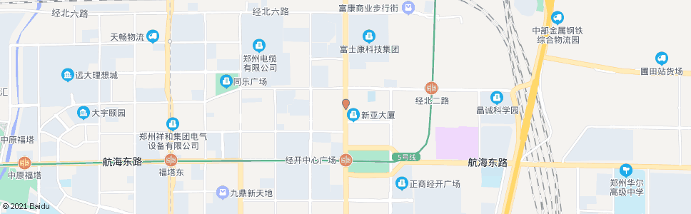 郑州经开第八大街经北二路_公交站地图_郑州公交_妙搜公交查询2024