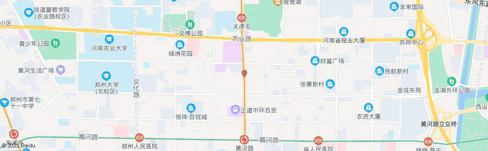 郑州丰产路花园路站_公交站地图_郑州公交_妙搜公交查询2024