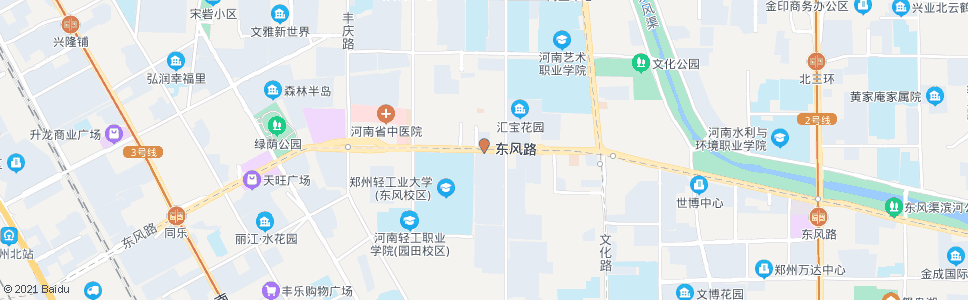 郑州东风路信息学院路站_公交站地图_郑州公交_妙搜公交查询2024