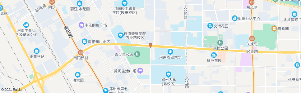 郑州农业路东三街站_公交站地图_郑州公交_妙搜公交查询2024