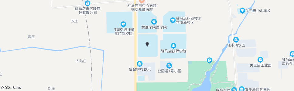 驻马店财经学校_公交站地图_驻马店公交_妙搜公交查询2024