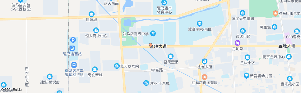 驻马店驻马店高中新校_公交站地图_驻马店公交_妙搜公交查询2024