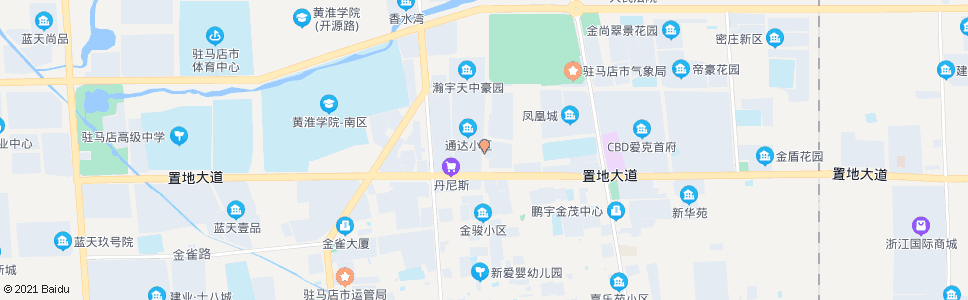 驻马店通达小区_公交站地图_驻马店公交_妙搜公交查询2024