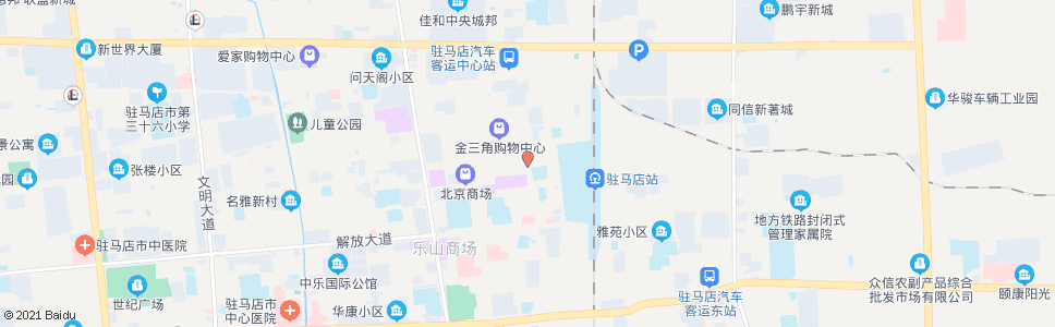 驻马店风光市场东门_公交站地图_驻马店公交_妙搜公交查询2024