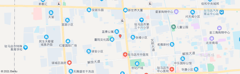 驻马店中南阳光城_公交站地图_驻马店公交_妙搜公交查询2024