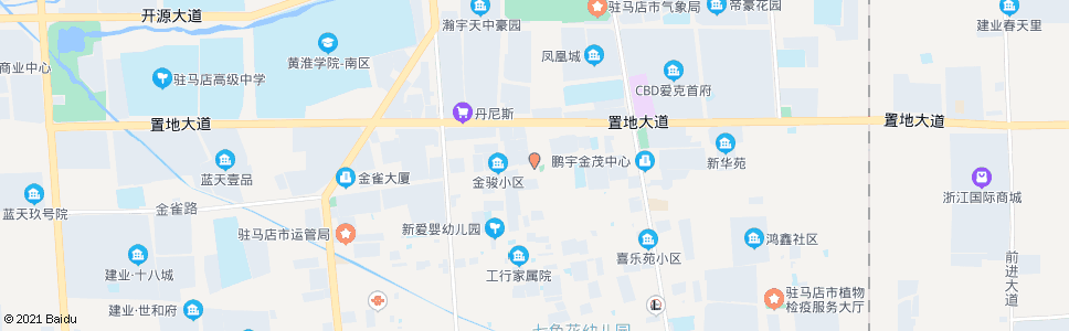 驻马店金雀路口(正阳路)_公交站地图_驻马店公交_妙搜公交查询2024