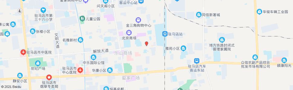 驻马店市第二中医院_公交站地图_驻马店公交_妙搜公交查询2024