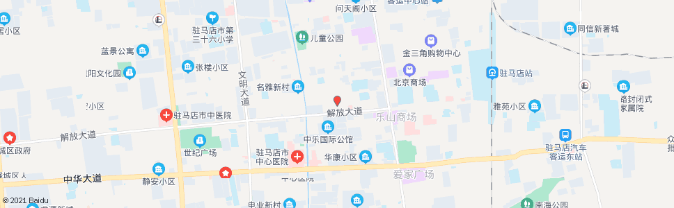 驻马店驻马店日报社东区_公交站地图_驻马店公交_妙搜公交查询2024