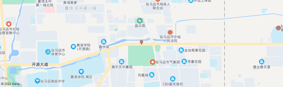 驻马店建业家园_公交站地图_驻马店公交_妙搜公交查询2024