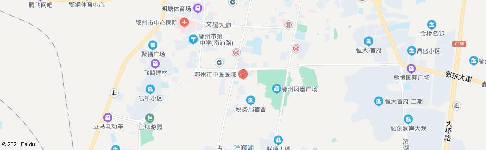 鄂州中医院_公交站地图_鄂州公交_妙搜公交查询2024