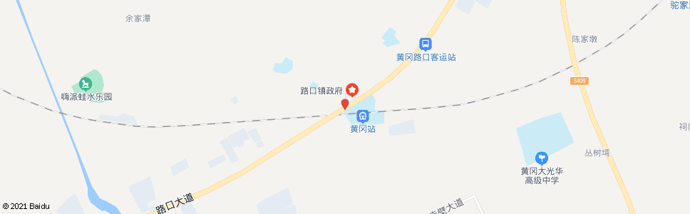 黄冈沙街西岗饭店_公交站地图_黄冈公交_妙搜公交查询2024