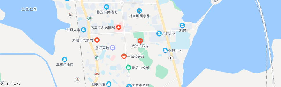 黄石大冶市看守所_公交站地图_黄石公交_妙搜公交查询2024