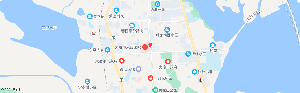 黄石大冶建设局(新冶大道)_公交站地图_黄石公交_妙搜公交查询2024