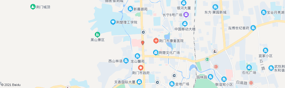 荆门市二医_公交站地图_荆门公交_妙搜公交查询2024