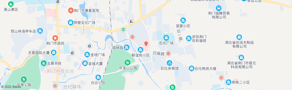 荆门市石化医院_公交站地图_荆门公交_妙搜公交查询2024