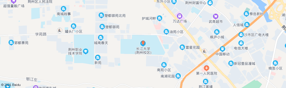 荆州长江大学沙市校区_公交站地图_荆州公交_妙搜公交查询2024