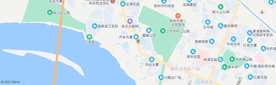 荆州绿化村_公交站地图_荆州公交_妙搜公交查询2024