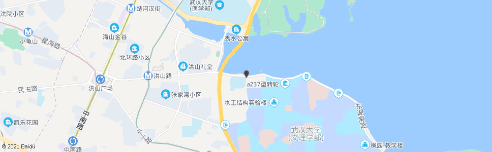 武汉东湖南路水生所_公交站地图_武汉公交_妙搜公交查询2024