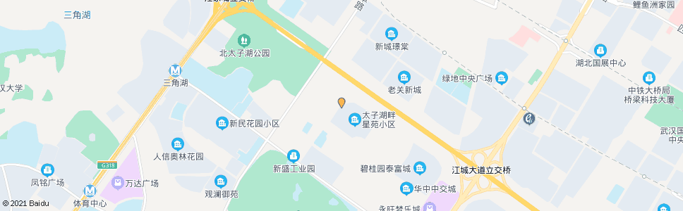 武汉蔷薇路江堤乡新村_公交站地图_武汉公交_妙搜公交查询2024