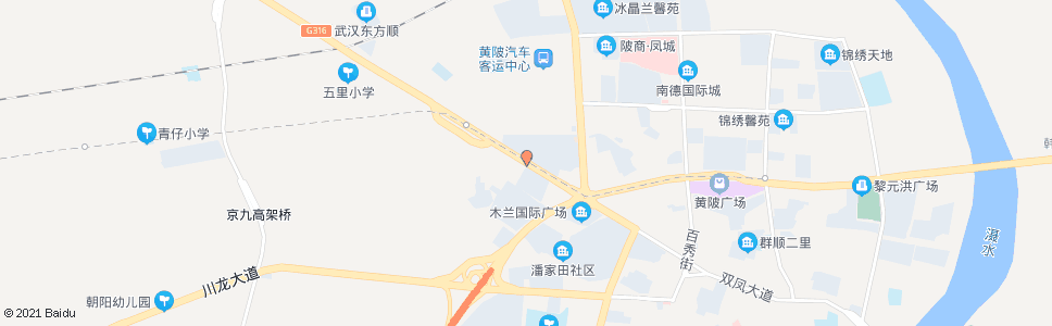 武汉双凤大道钱岗路口_公交站地图_武汉公交_妙搜公交查询2024