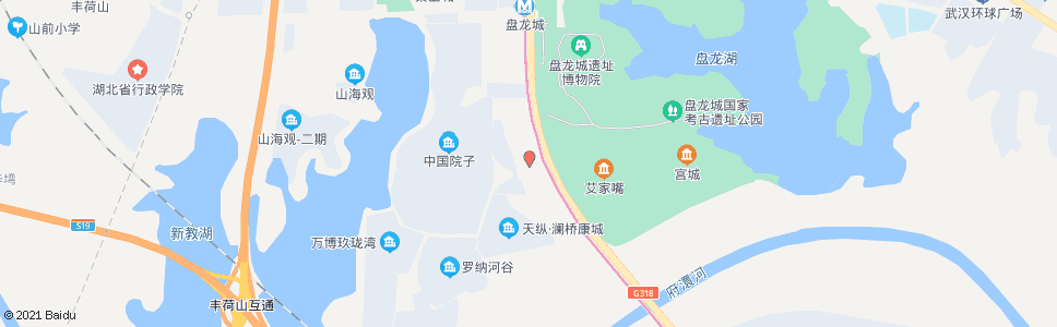 武汉甲宝山路盘龙大道口_公交站地图_武汉公交_妙搜公交查询2024