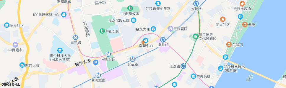 武汉解放大道新华路_公交站地图_武汉公交_妙搜公交查询2024
