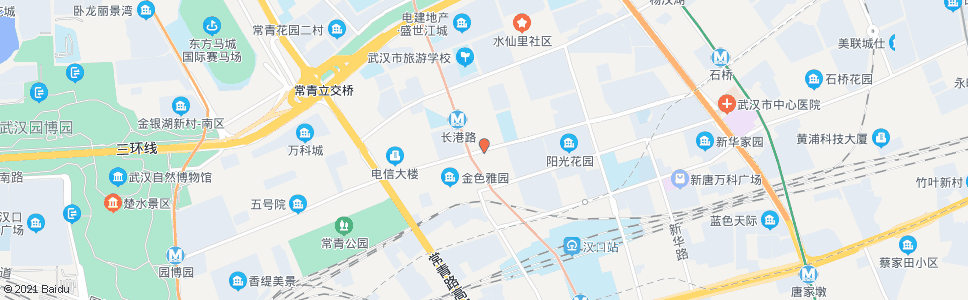 武汉常青三路地铁长港路站_公交站地图_武汉公交_妙搜公交查询2024