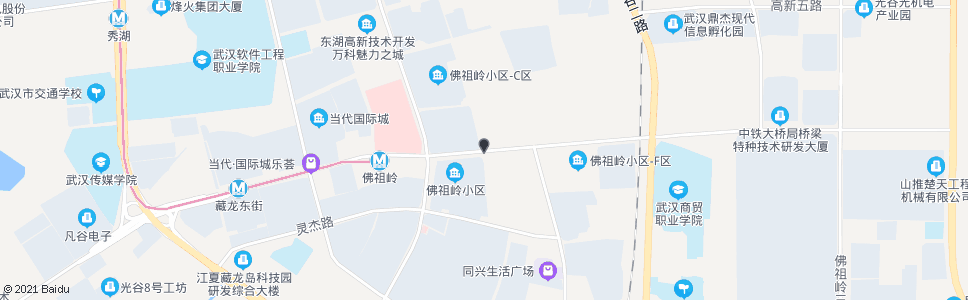 武汉高新六路流芳大街(临时站)_公交站地图_武汉公交_妙搜公交查询2024