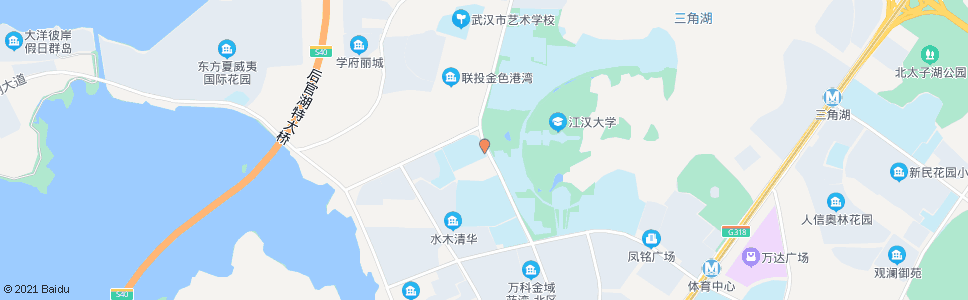 武汉博学路中铁设计院_公交站地图_武汉公交_妙搜公交查询2024