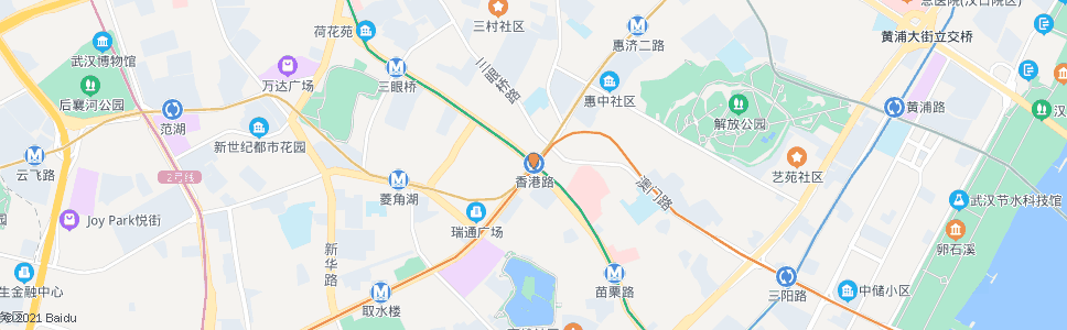 武汉香港路地铁香港路站_公交站地图_武汉公交_妙搜公交查询2024