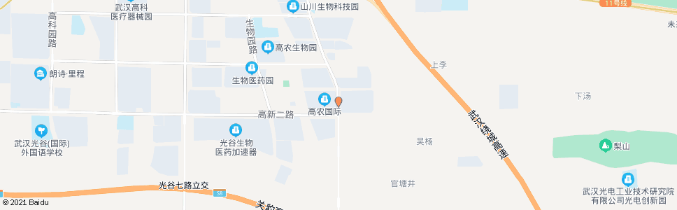 武汉光谷八路光谷未来广场_公交站地图_武汉公交_妙搜公交查询2024