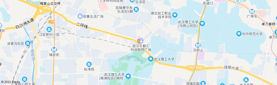 武汉雄楚大道BRT石牌岭路站_公交站地图_武汉公交_妙搜公交查询2024