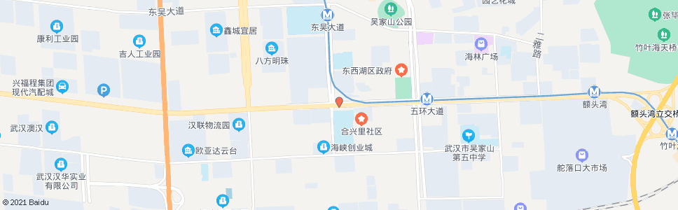 武汉东西湖大道七雄路_公交站地图_武汉公交_妙搜公交查询2024