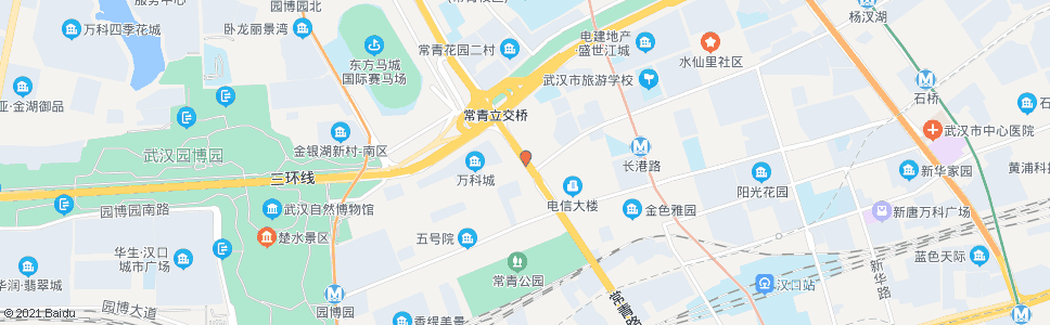 武汉常青路民航新村_公交站地图_武汉公交_妙搜公交查询2024