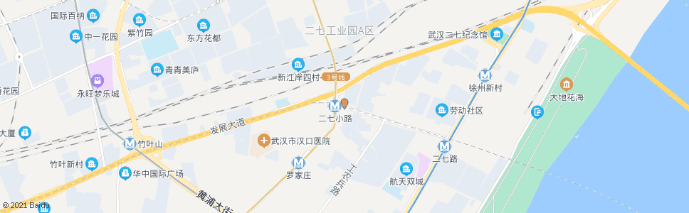 武汉二七路建设大道路口_公交站地图_武汉公交_妙搜公交查询2024