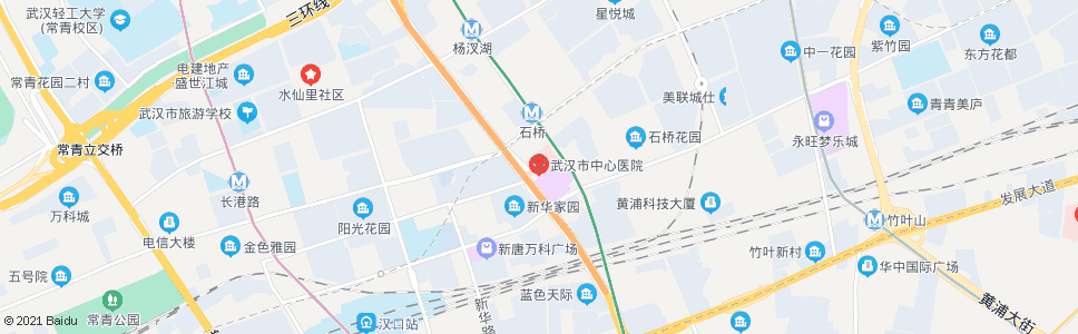 武汉姑嫂树路市中心医院后湖院区_公交站地图_武汉公交_妙搜公交查询2024