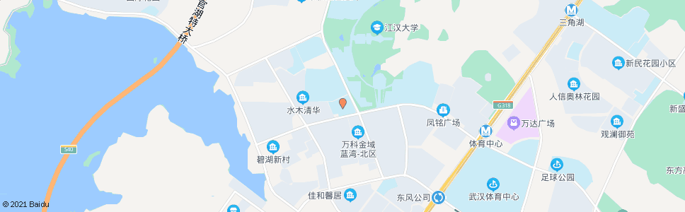 武汉博学路三角湖小学_公交站地图_武汉公交_妙搜公交查询2024