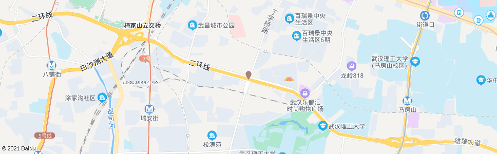 武汉雄楚大道brt丁字桥路站_公交站地图_武汉公交_妙搜公交查询2024