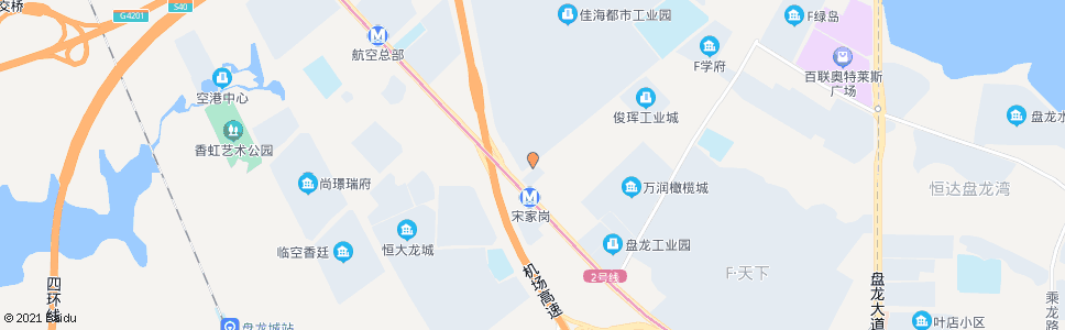 武汉宋岗二路巨龙大道轻轨二号线宋岗站_公交站地图_武汉公交_妙搜公交查询2024