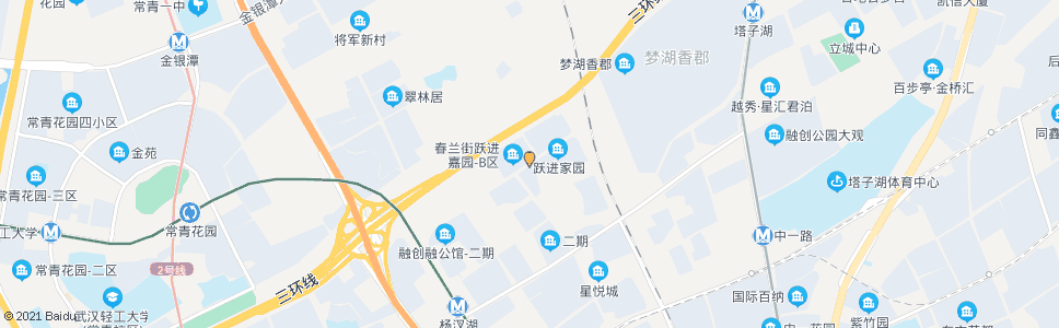 武汉春兰街跃进嘉园_公交站地图_武汉公交_妙搜公交查询2024