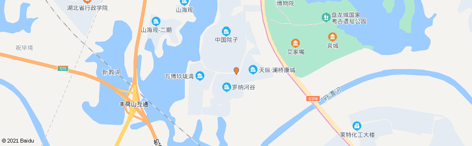 武汉甲宝山路罗纳河谷_公交站地图_武汉公交_妙搜公交查询2024