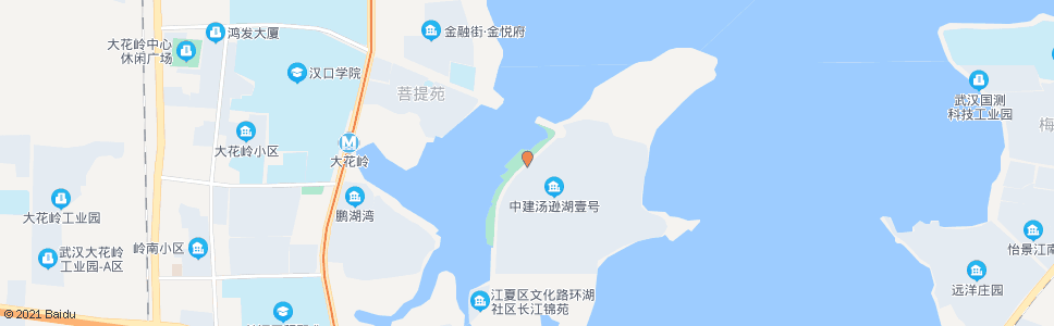 武汉环湖路汤逊湖壹号北_公交站地图_武汉公交_妙搜公交查询2024