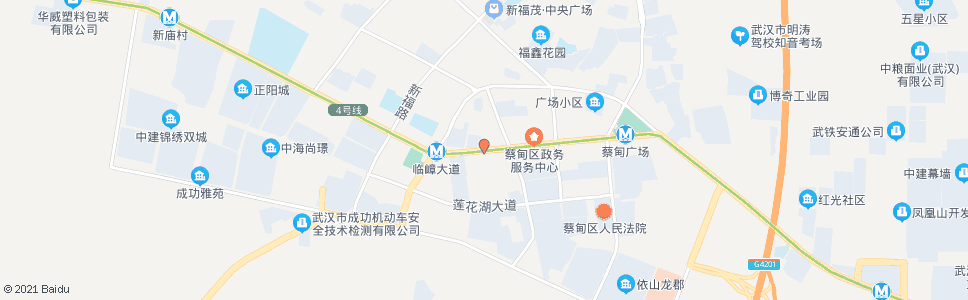 武汉蔡甸大街汉阳交通运输局_公交站地图_武汉公交_妙搜公交查询2024